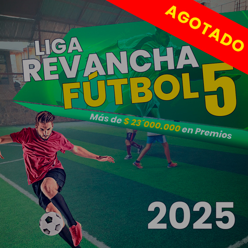 TORNEO DE FUTBOL 5 AGOTADO